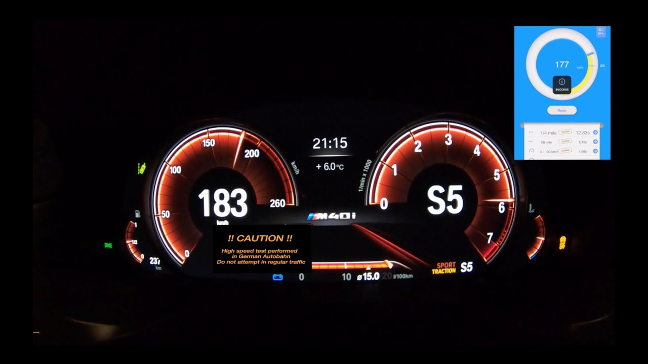 BMW X4M40i R6 360KM  | Acceleration 0-100 | 100-200 | 0-200 | DRAGY GPS Performance