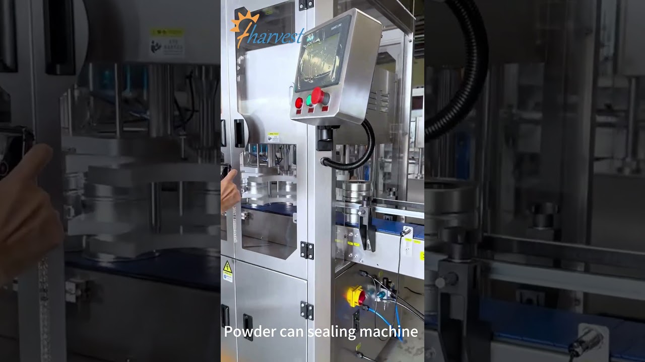Metal Can Powder Product Can Sealing Machine,Can Seaming Machine for Metal Cans,Automatic Can Sealer