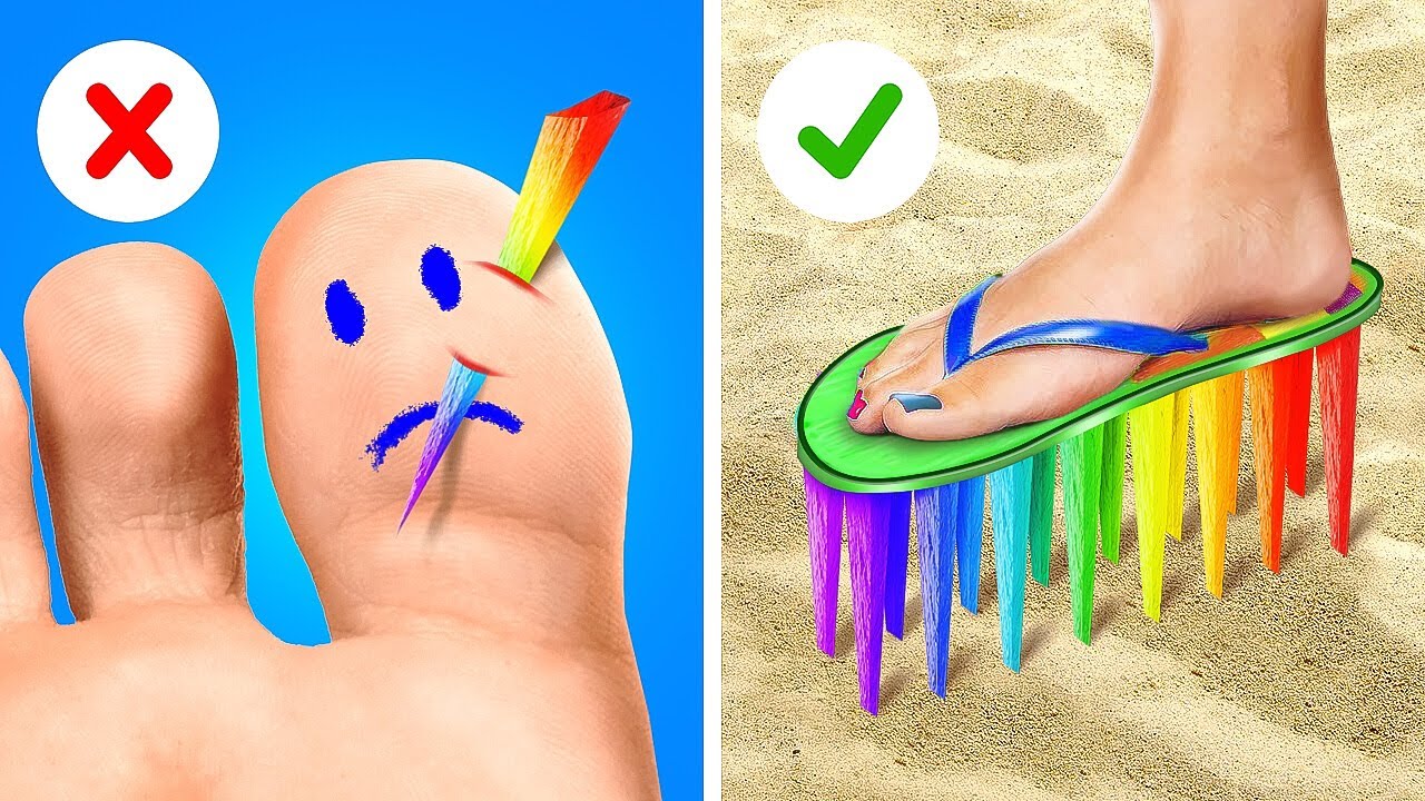 NAJLEPSZE SPOSOBY NA PODR&Oacute;Ż LETNIĄ I POMYSŁY NA GADŻETY DIY || Cool Vacations Tricks By 123 GO Like!