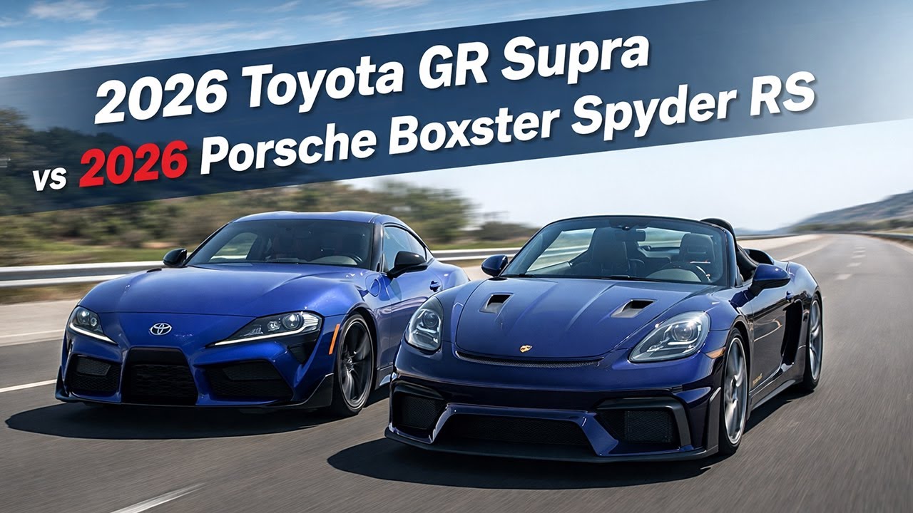 Who Will Win? GR Supra or Porsche Spyder RS? 🏁