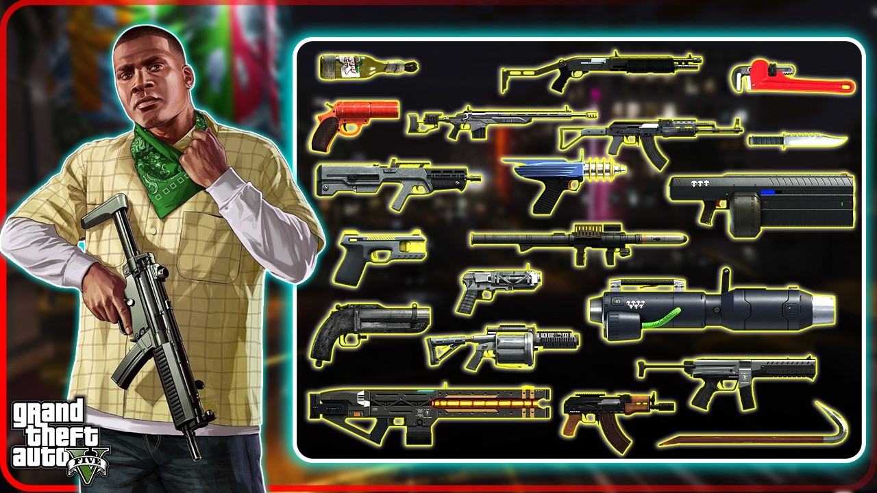 GTA 5 - All Secret and Rare Weapon Locations (Rail Gun, Up-n Atomizer & more)