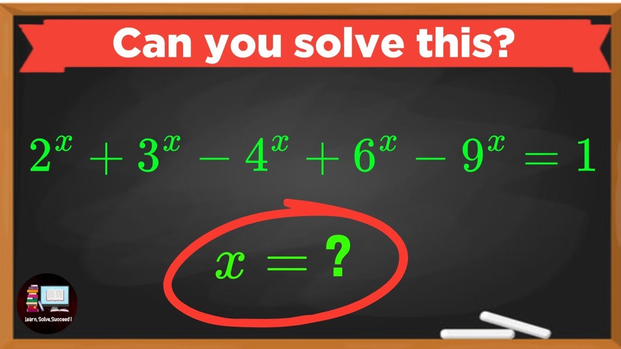 Thailand | Math Olympiad | No Calculators Allowed!