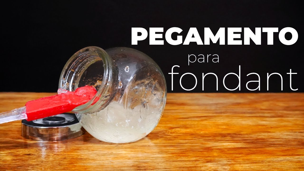 🎂 Aprende a hacer tu propio PEGAMENTO para FONDANT con ingredientes simples | FonQui