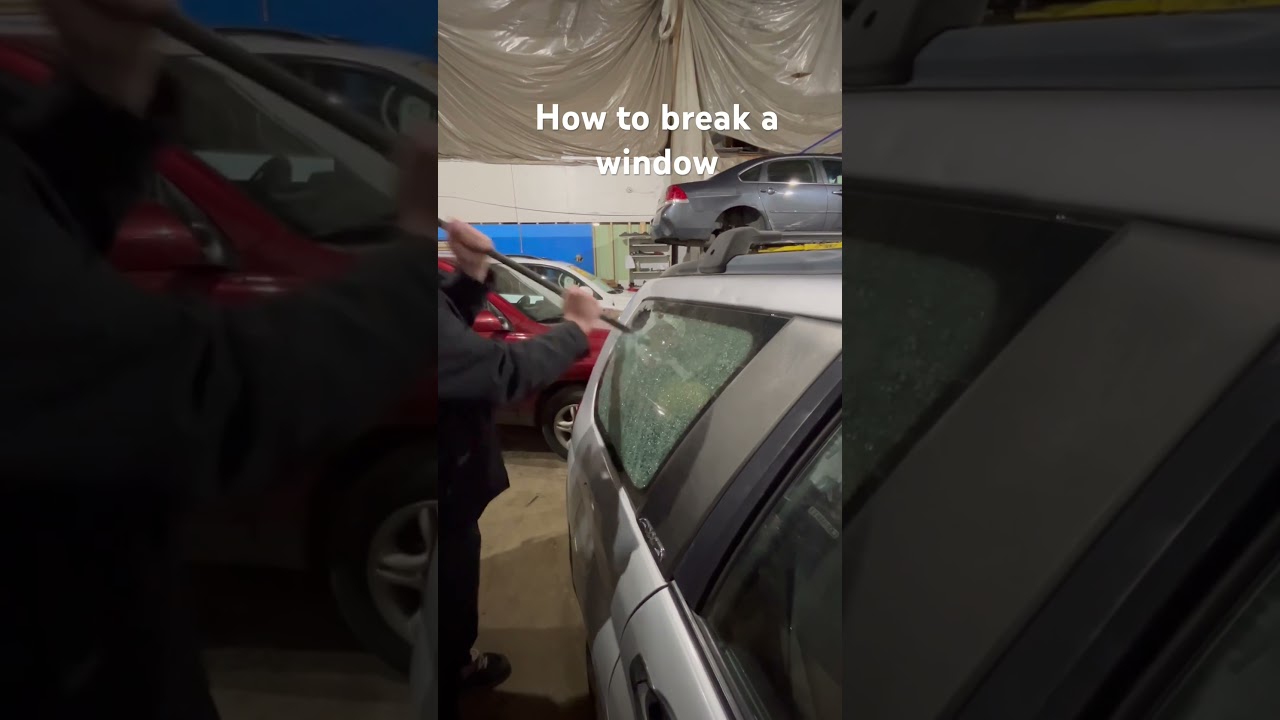 How to break car window