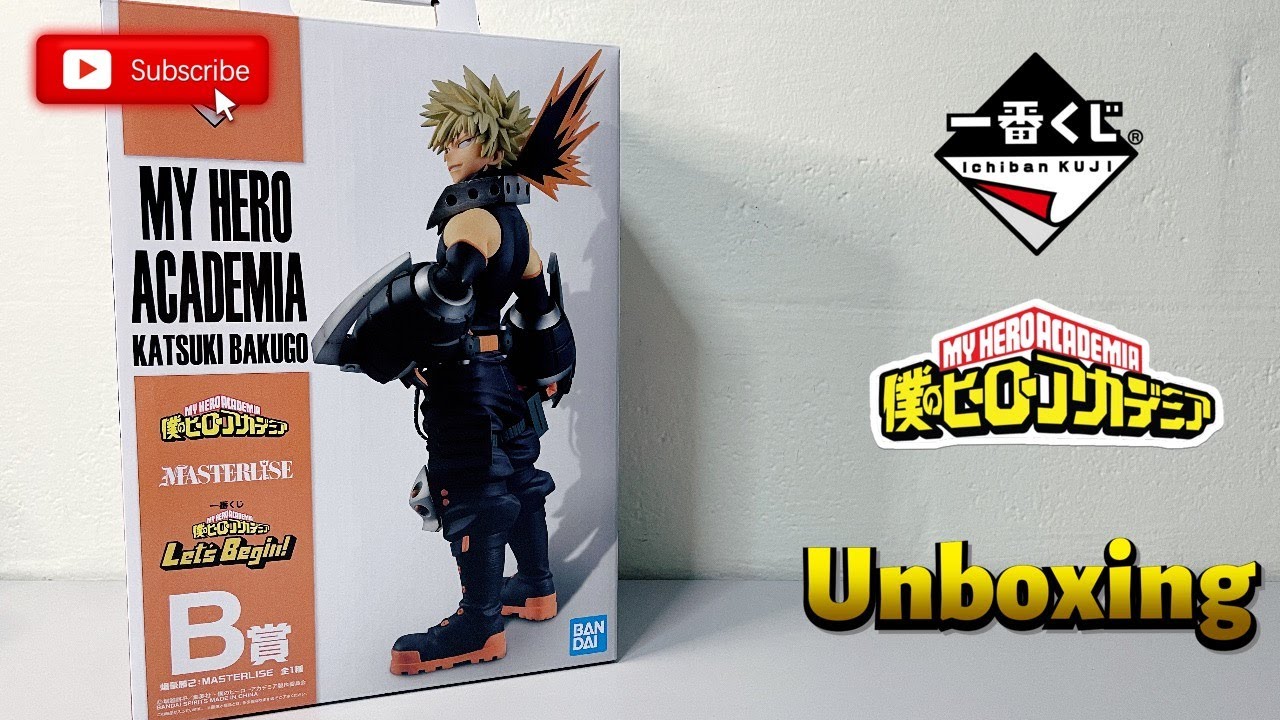 Katsuki Bakugo | Ichiban Kuji | My Hero Academia | Let's Begin | Prize B | #ASMR #Unboxing