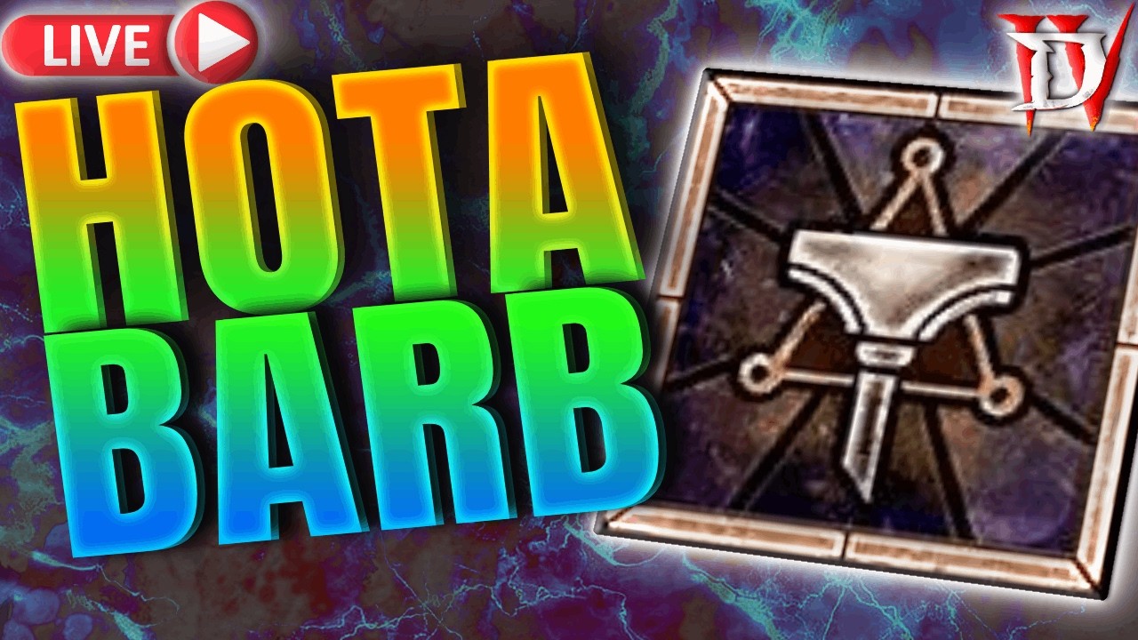 Hota Barbarian Gameplay Season 11  Diablo 4