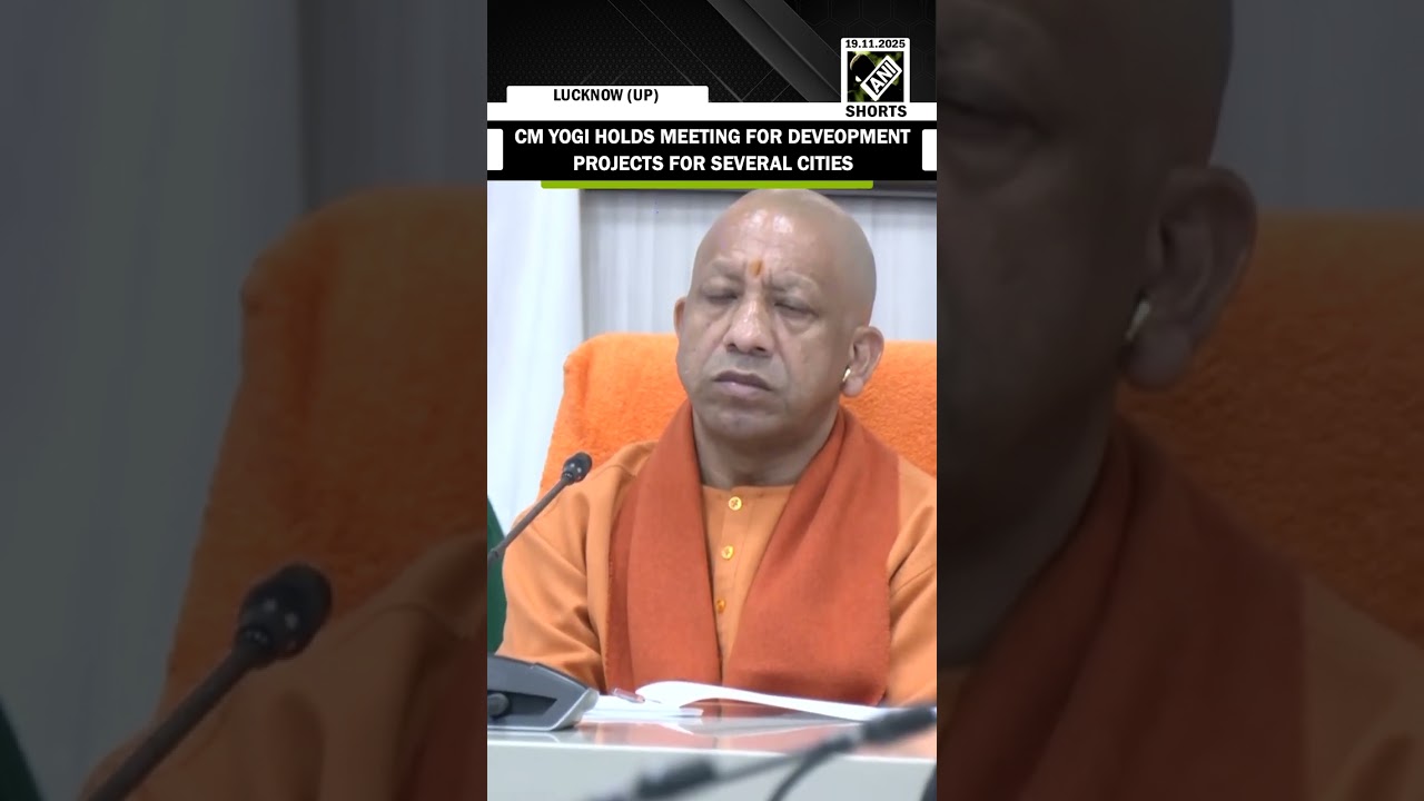 CM Yogi Adityanath holds meeting for development projects for Kanpur, Meerut, Mathura & Vringdavan