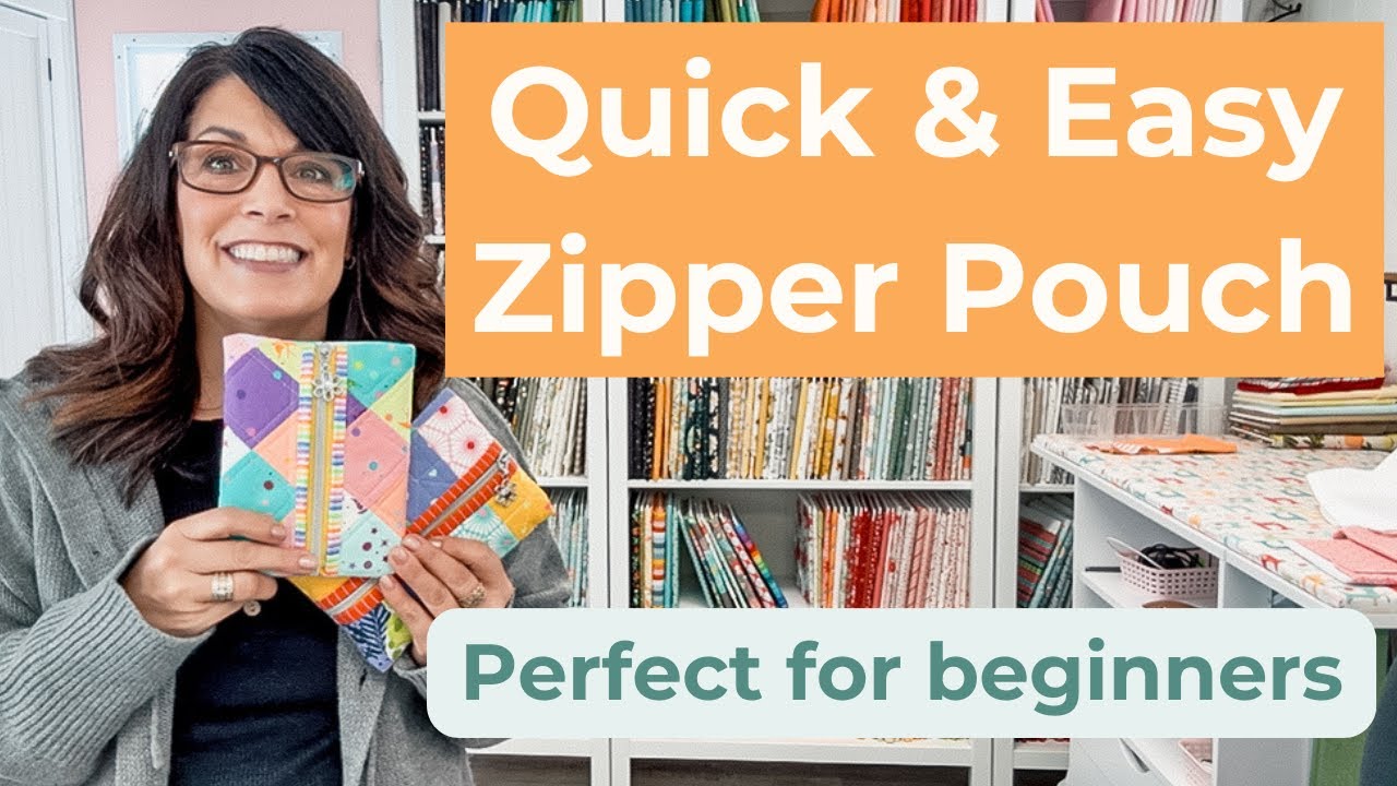 Easy Zipper Pouch Tutorial – Beginner-Friendly Sewing Project!