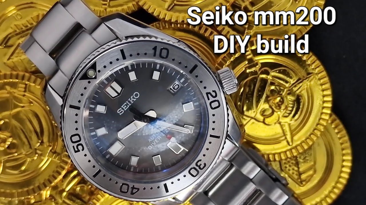 Seiko MM200. DIY build a closeup look