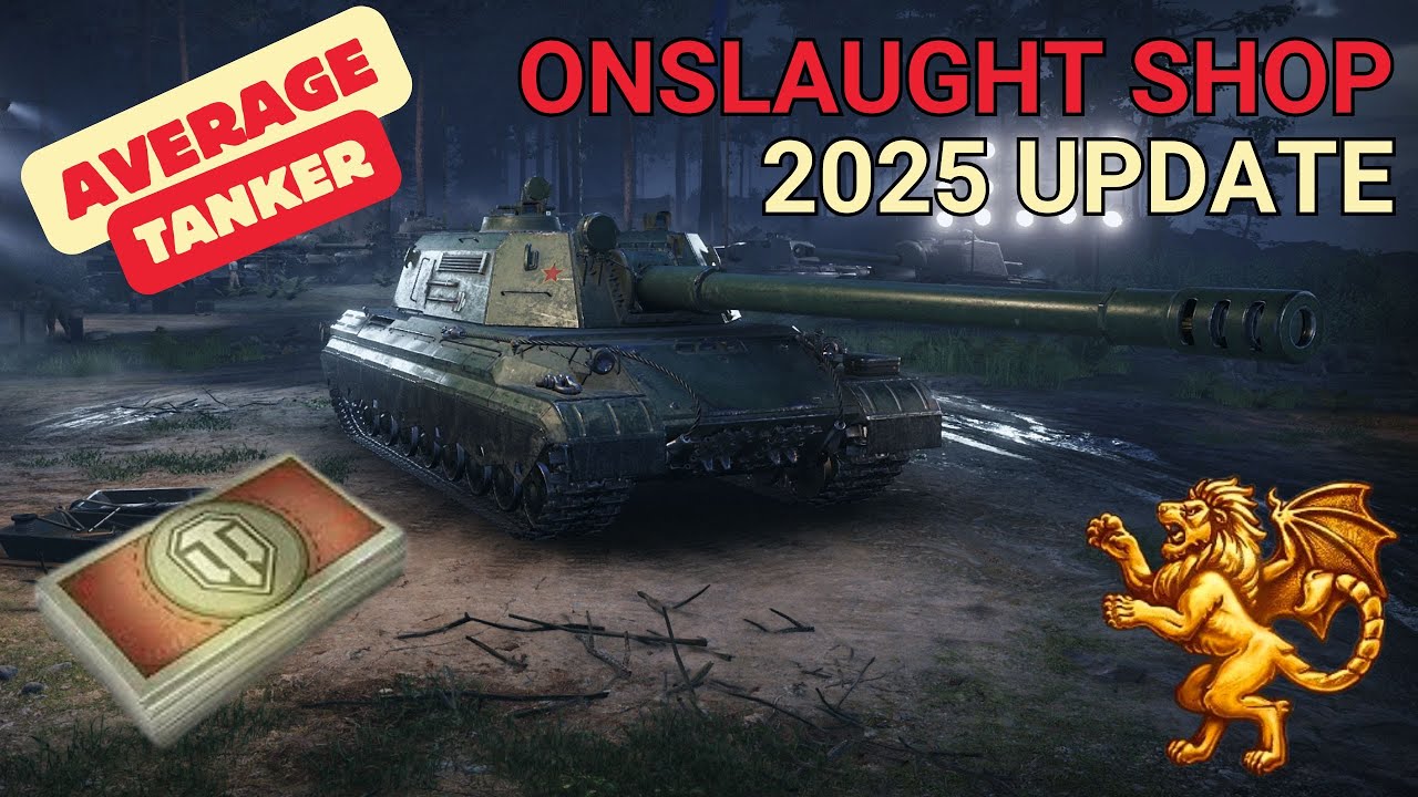 2025 Onslaught Shop (with bond prices) Update - World of Tanks ##wot #nerf