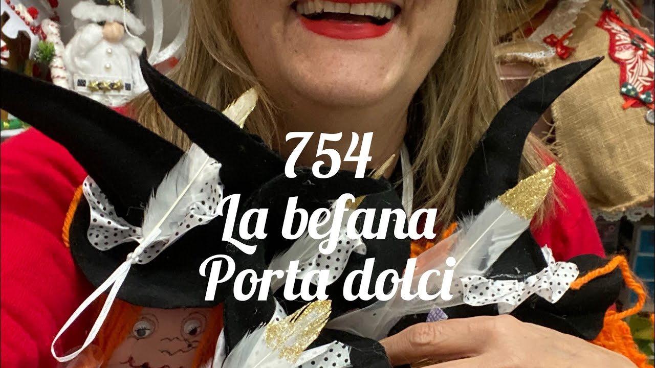 La befana porta dolci modello gratis