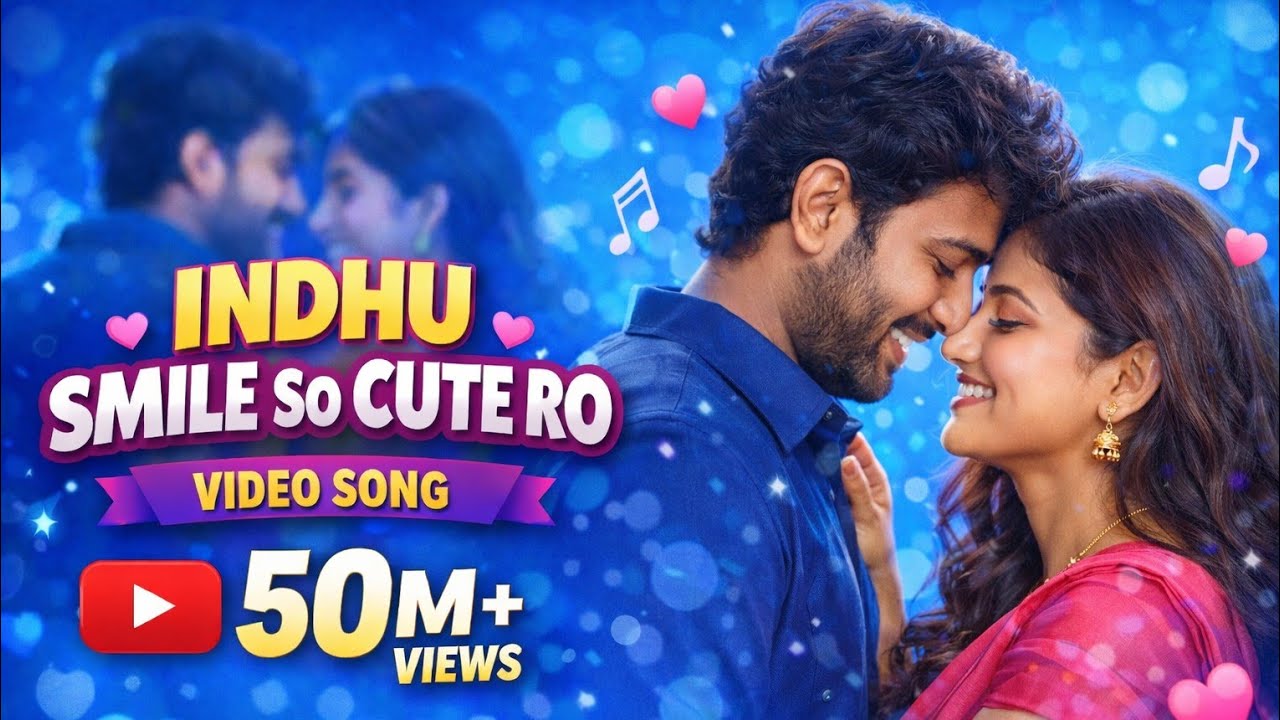 INDHU SMILE SO CUTE RO || LOVE SONG 2025 TELUGU LOVE SONG LYRICS