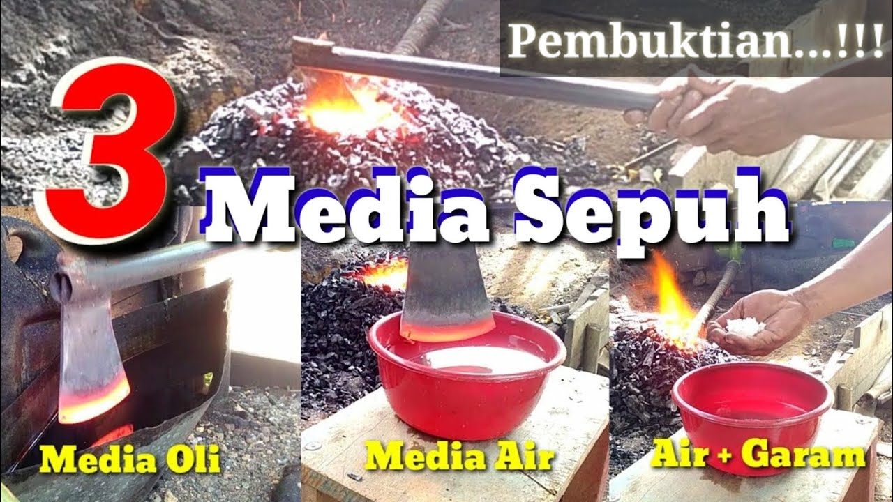 Cara mengetahui Besi yang tidak bisa di sepuh || three hardening media