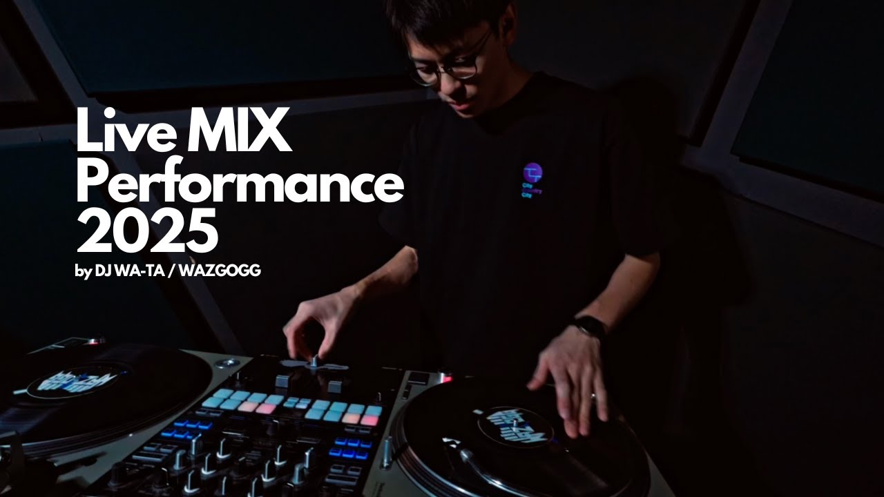 DJ WA-TA  Live MIX Performance 2025 【HipHop & WAZGOGG Beats】
