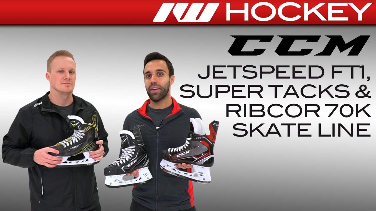 CCM JetSpeed FT1, Super Tacks & RibCor 70K Skate Line Insight