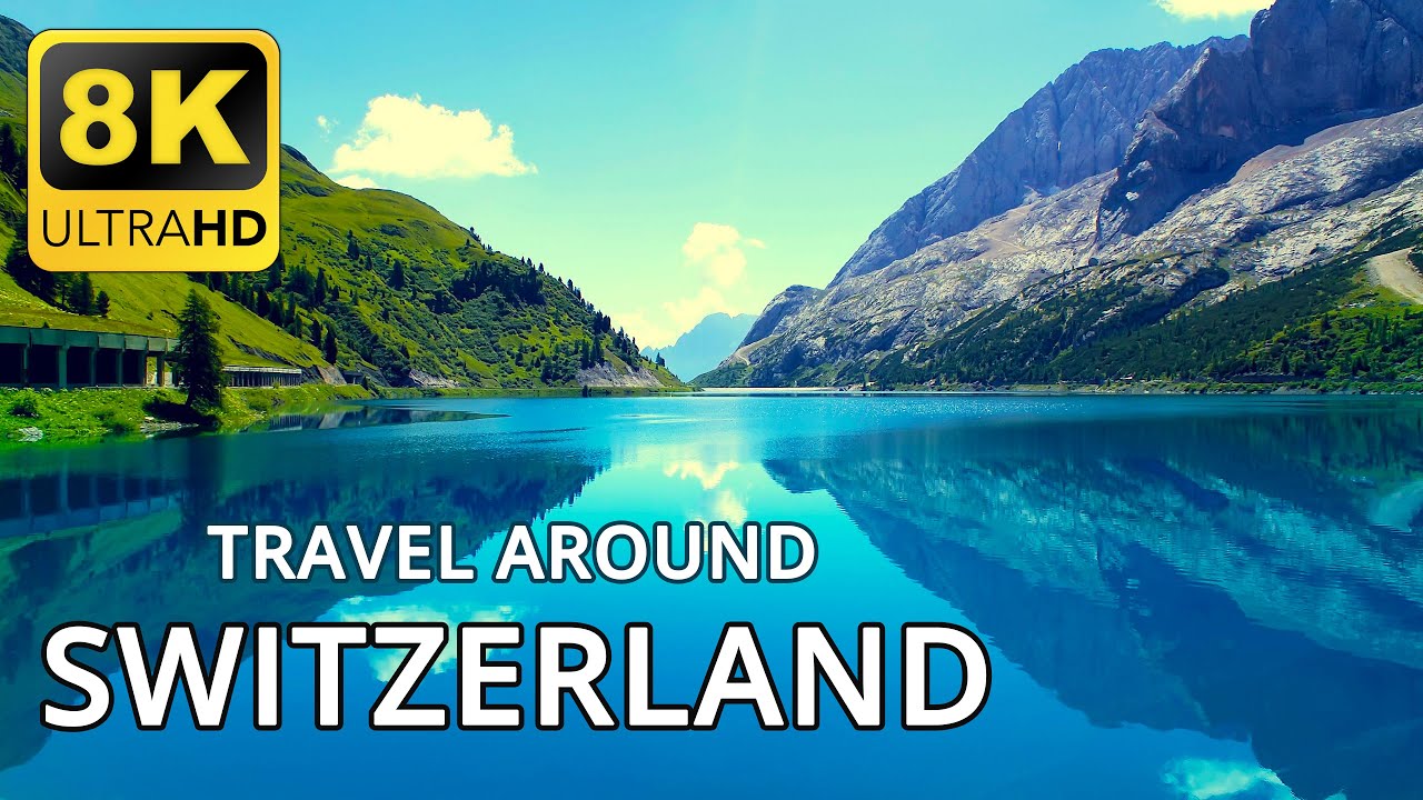 Switzerland in 8K ULTRA HD | Swiss Nature With Relaxing Music (60 FPS)