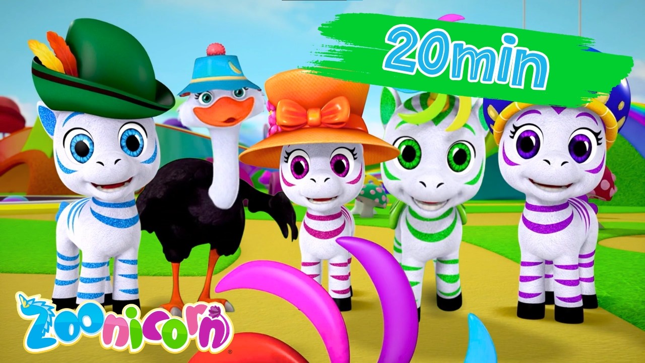 A Day for Celebration! 💚 20-Min Compilation | Zoonicorn | Cartoon for Kids