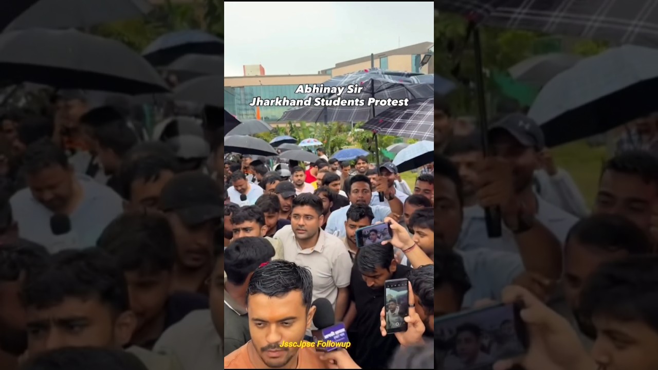 August 4, 2026 || Jharkhand Student Protest against paper leak #abhinaymaths #jssc #jpsc #jharkhand
