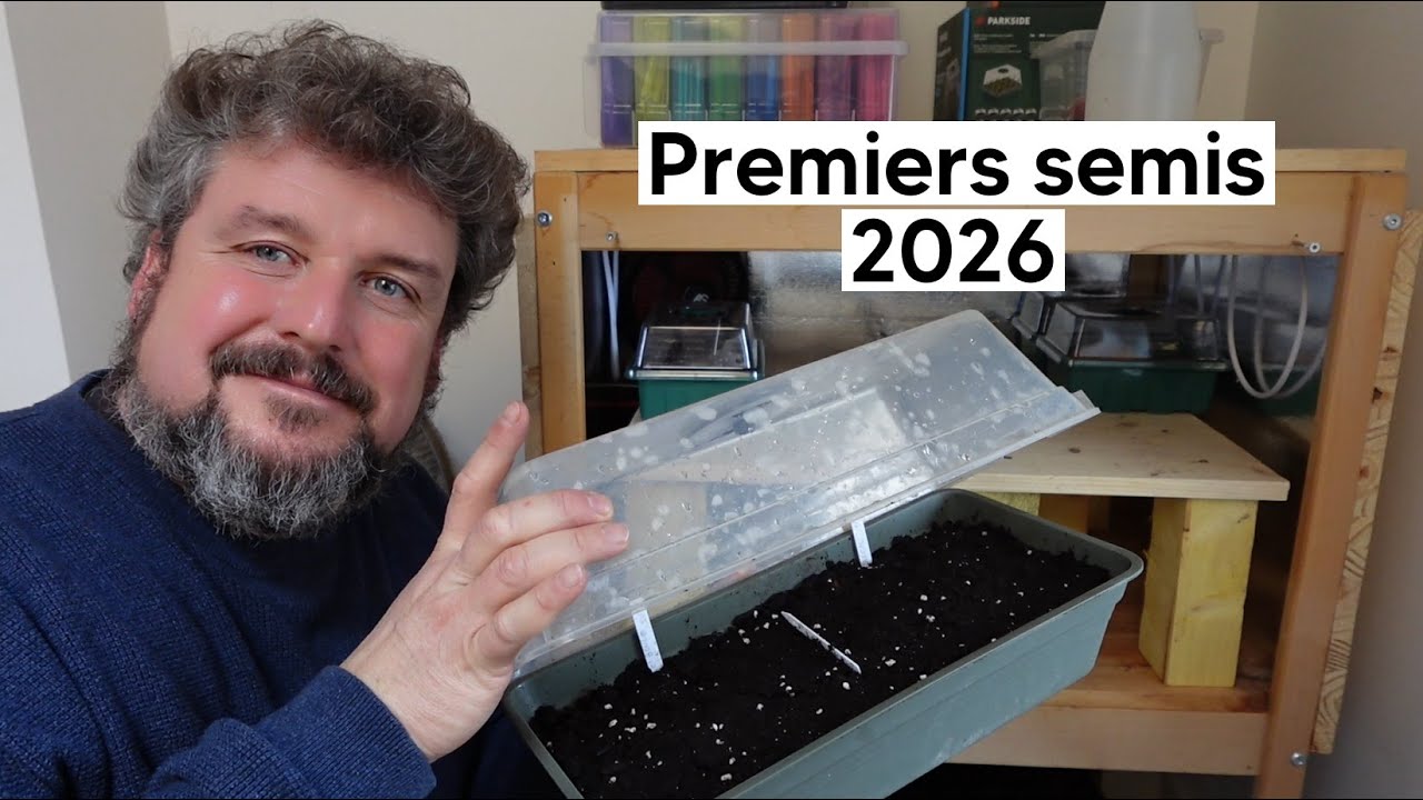 [VLOG] C'est parti pour les premiers semis de 2026 ! 😀