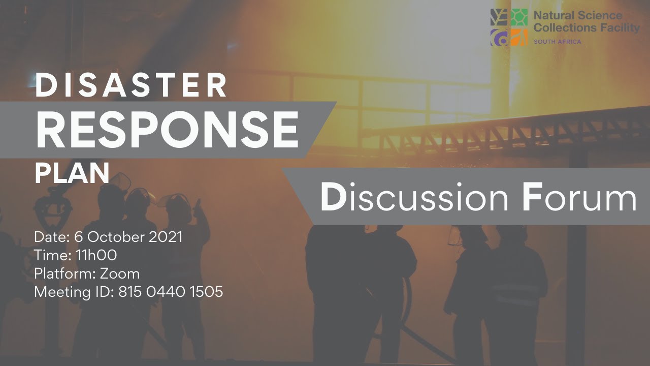 Discussion Forum | Disaster Response Plan