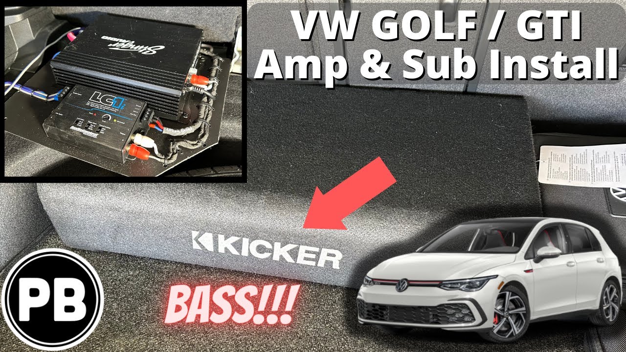 2021 - 2025 VW GTI / GOLF Amp and Sub Install