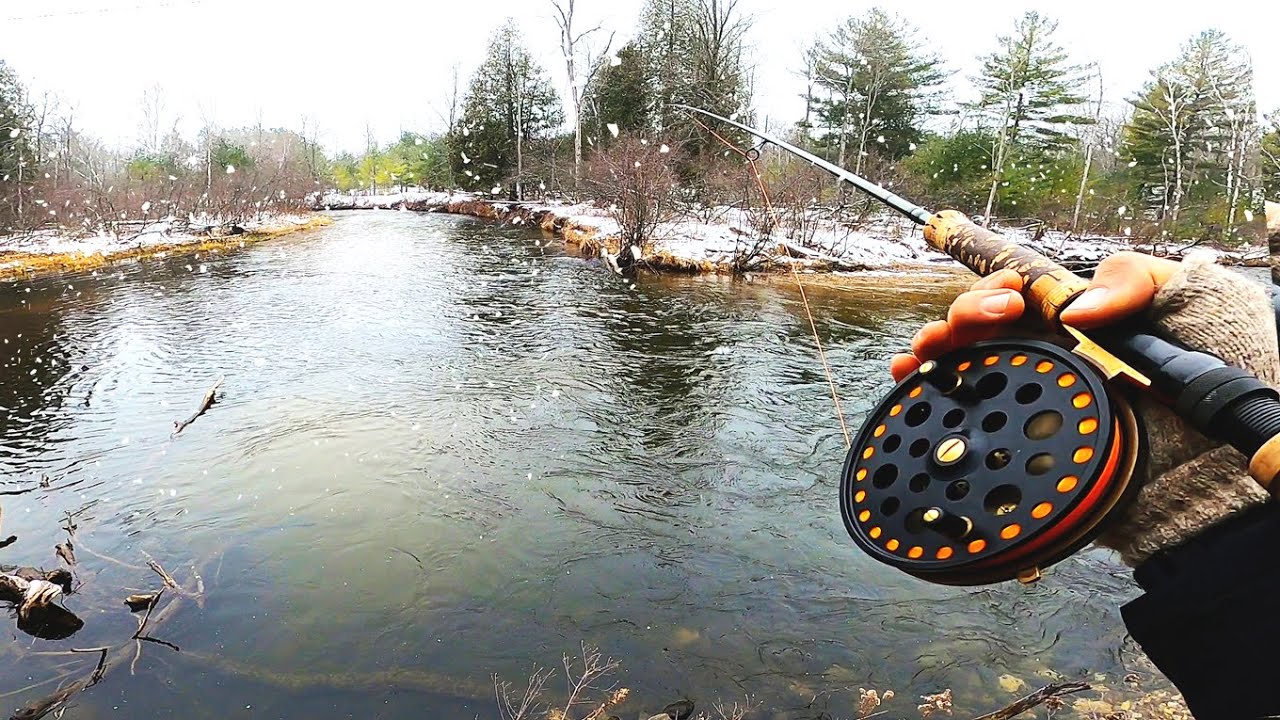 Snowy Bobber Downs! Winter Steelhead Fishing