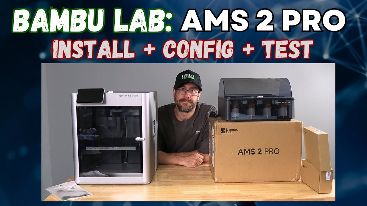 Install, Test, Configure: Bambu Lab AMS 2 Pro on X1C 3D Printer - P1P/P1S