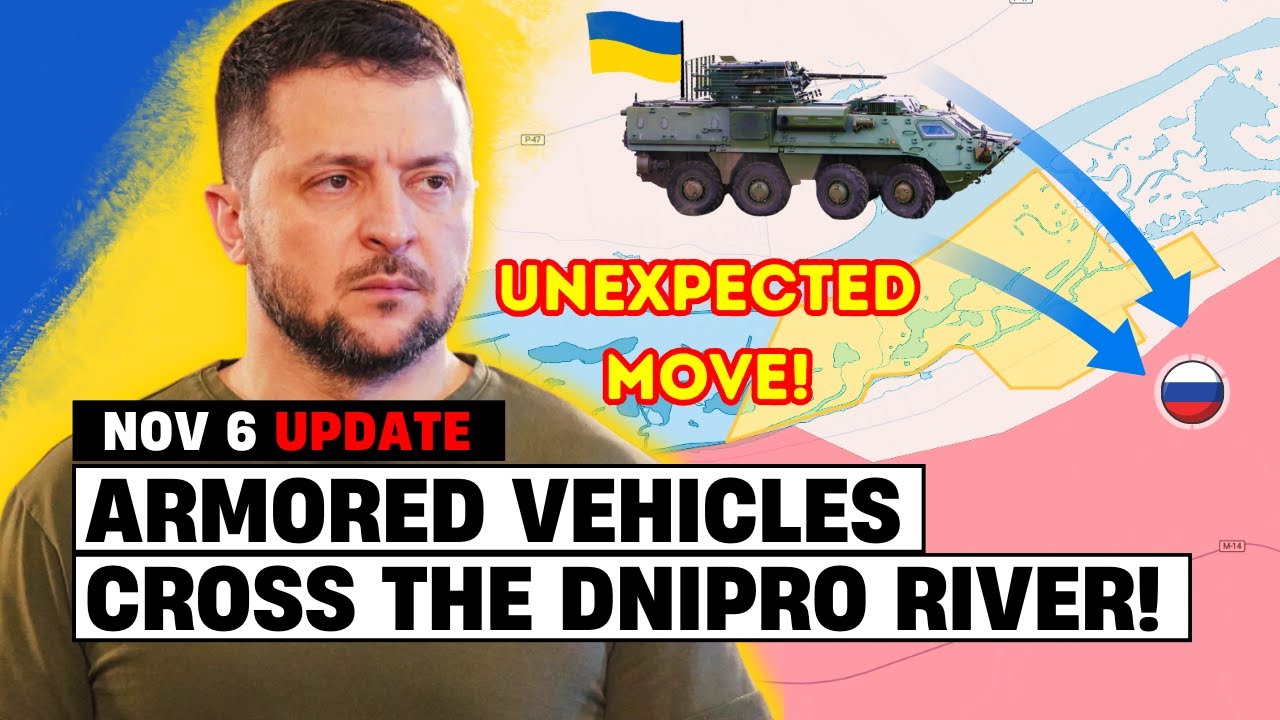 Unexpected Move! Ukrainian Armored Vehicles Cross the Dnipro River | Heavy Battles in Donetsk Front