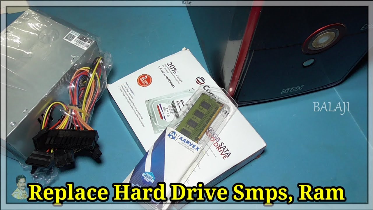 How to Replace Hard Drive, SMPS & Install RAM in PC | Full PC Upgrade & Repair Tutorial