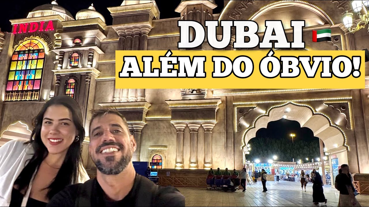 DUBAI - Conhecendo o Global Village e provando comidas.