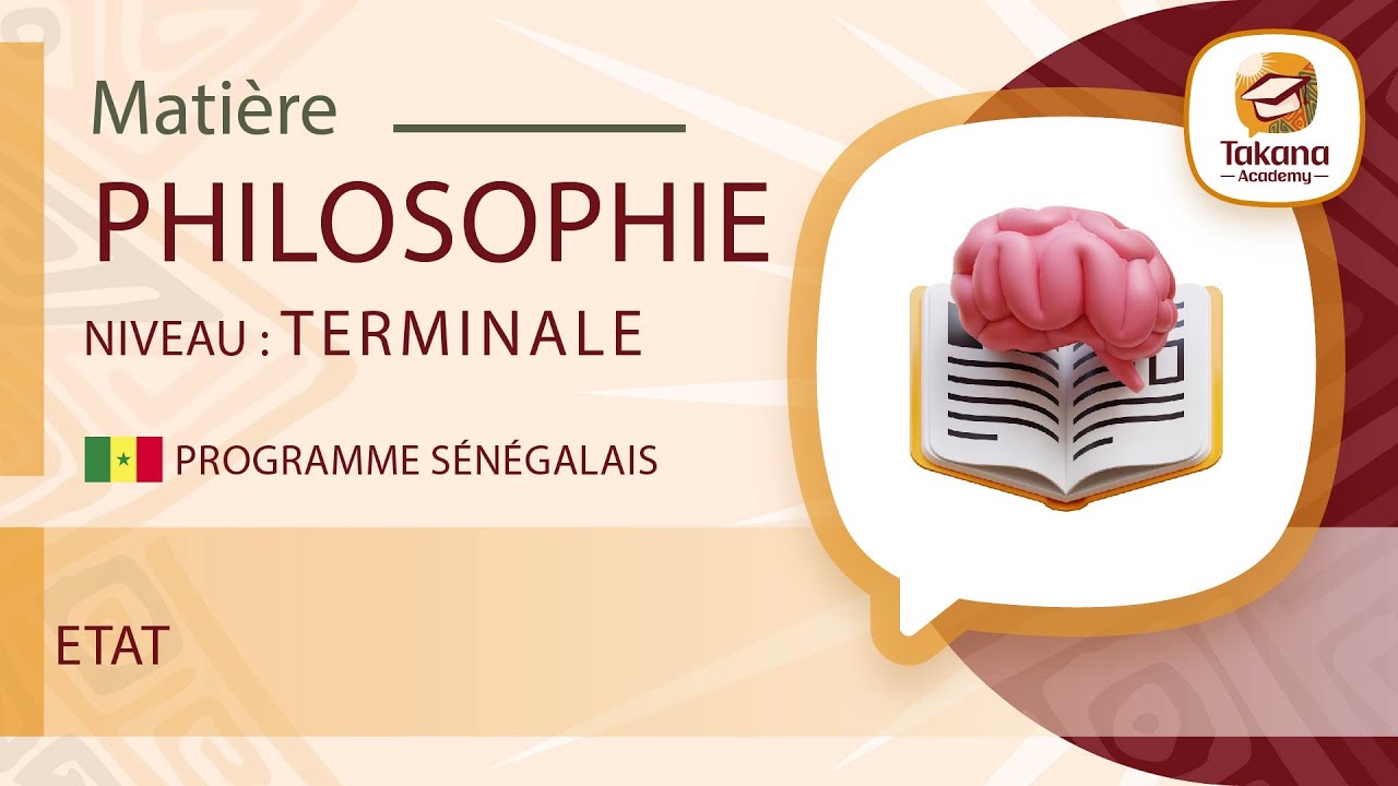 Philosophie || Etat || Terminale