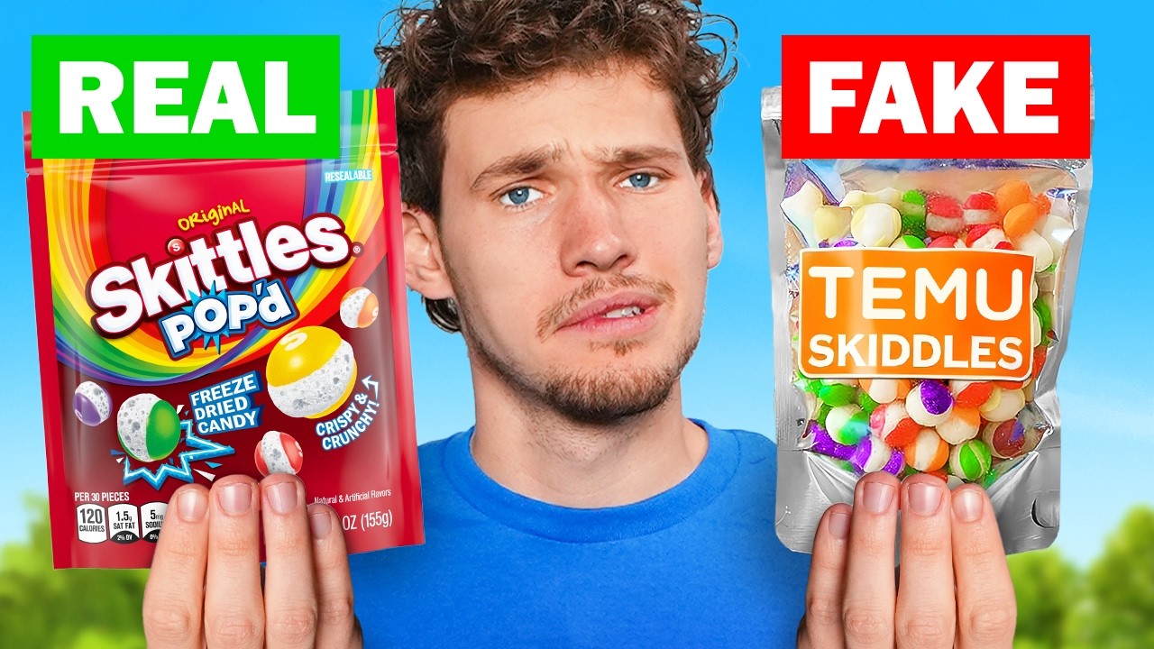Тестирование ОРИГИНАЛЬНЫХ и ПОДДЕЛЬНЫХ продуктов!