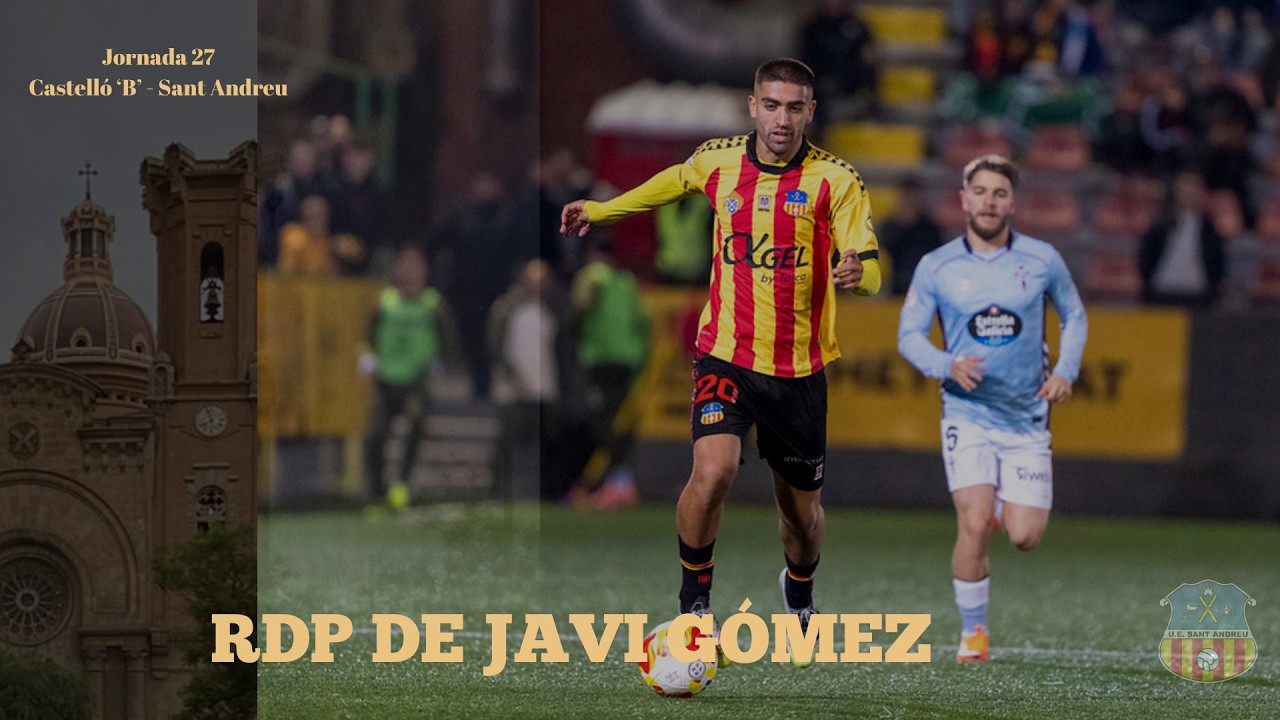 Roda de premsa pr&egrave;via de Javi G&oacute;mez - Jornada 26: Castell&oacute; 'B' - Sant Andreu