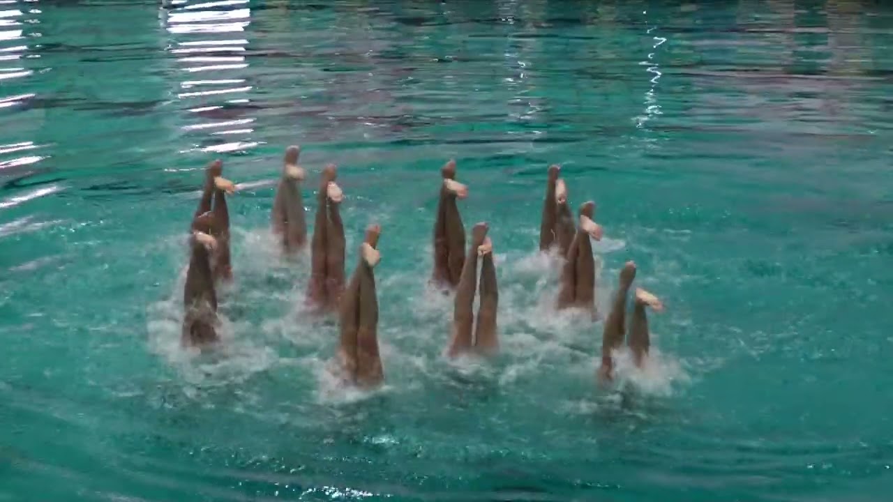 Rutina acrobática senior preswimmer. Cto. Madrid 25 y 26 de febrero de 2023.