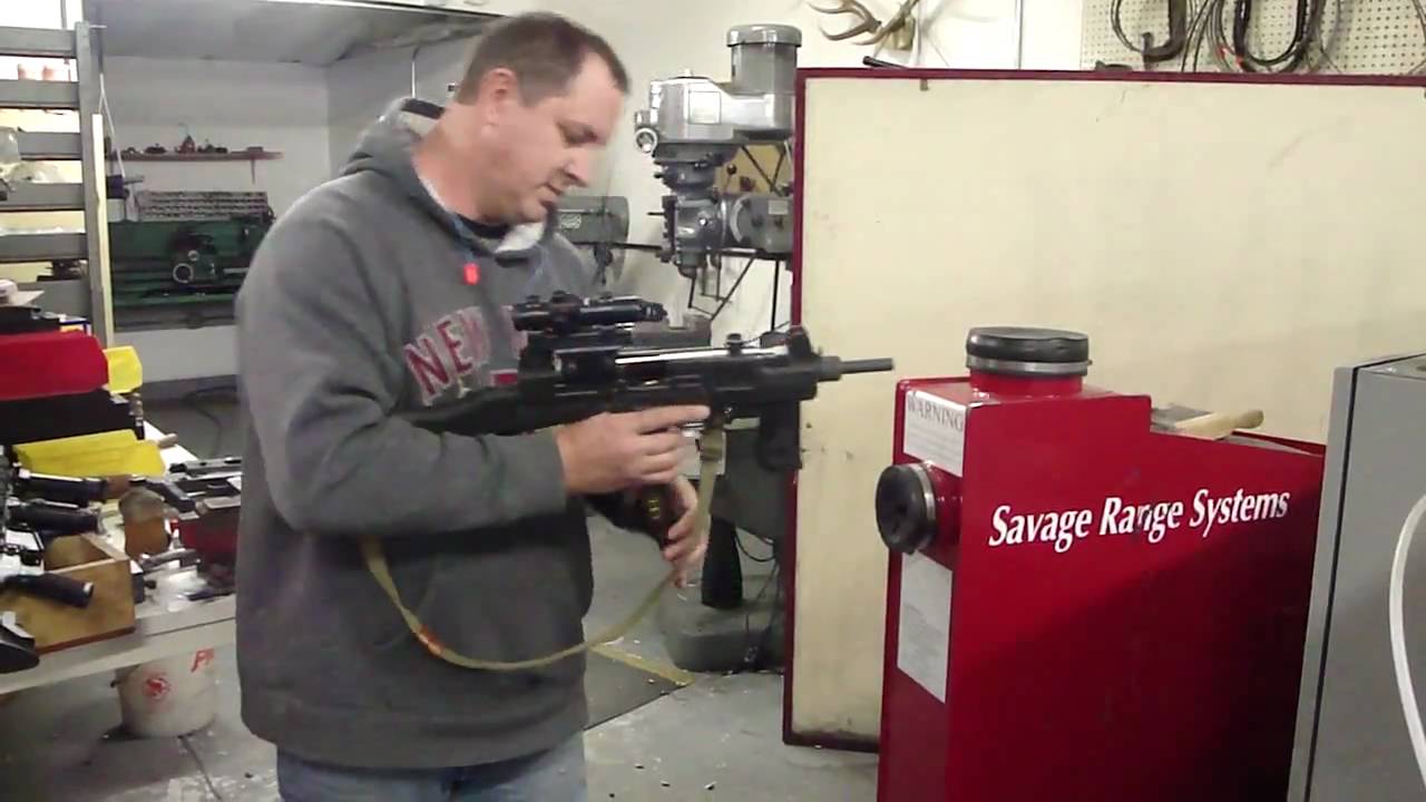 Uzi full auto with Black Dog .22 mag dump
