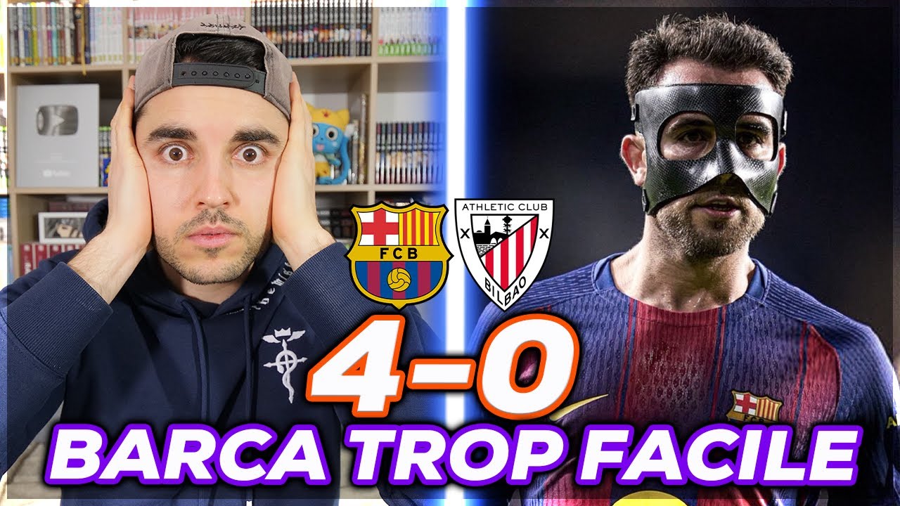 BARCA MONSTRUEUX au CAMP NOU ! R&eacute;sum&eacute; FC Barcelone 4 0 Athletic Bilbao