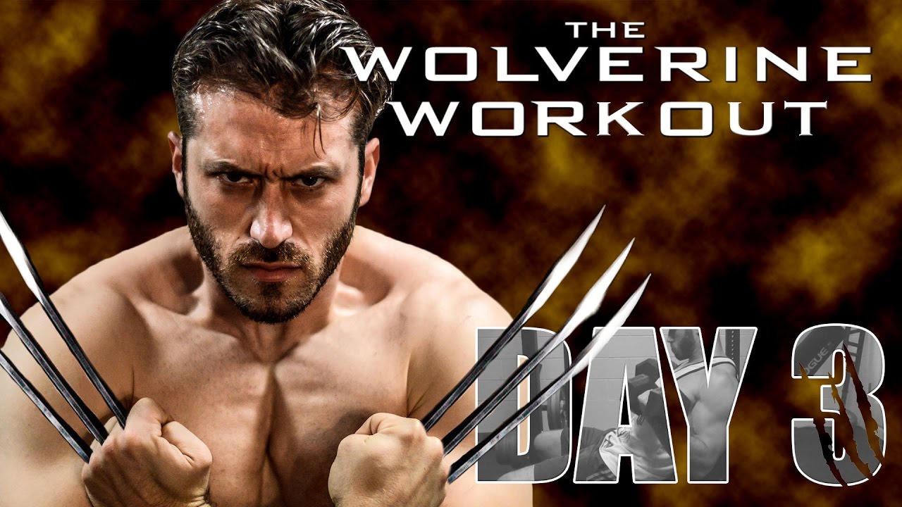 The Wolverine Hugh Jackman Full Workout Day 3- Back and Biceps