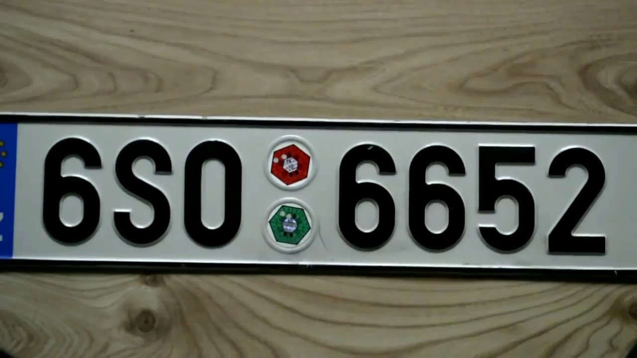 Anti Radar Sticker Blitzerfolie f&uuml;r Kennzeichen