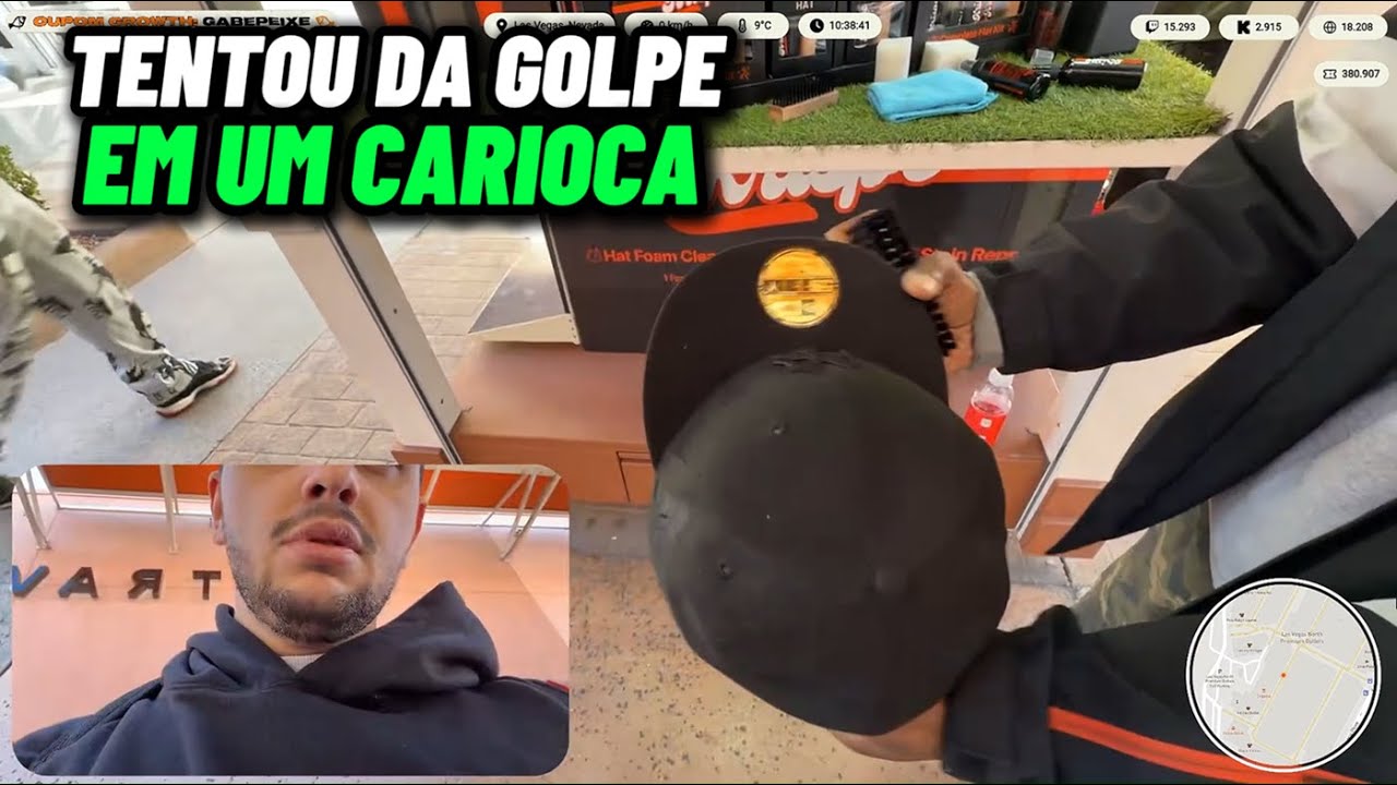 GRINGO TENTOU APLICAR GOLPE LOGO NO CARIOCA