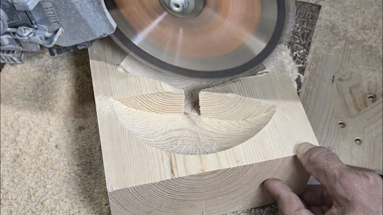 How to Make a Wooden Bowl on a Saw | Simple Woodworking Trick”
