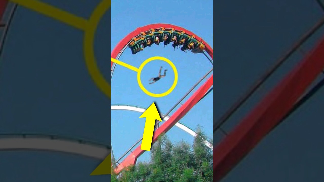 Denne Mand Faldt Ud Af En Rutsjebane! 😱
