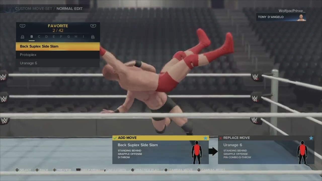WWE 2K23 | Tony D'Angelo Updated Moveset + Base Superstar Settings