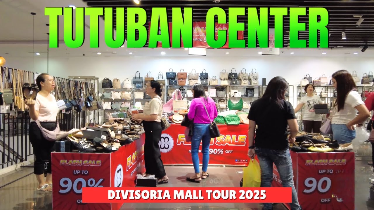[4K] TUTUBAN CENTER - DIVISORIA MALL TOUR 2025