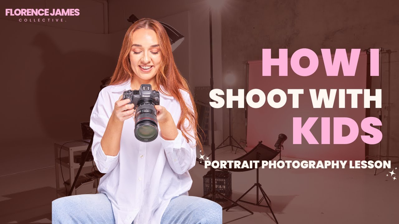 WRANGLING KIDS ON SET || Portrait Photography Set-Up