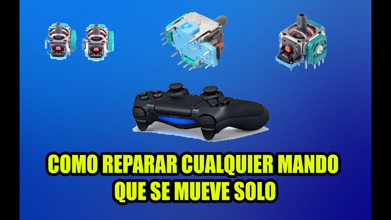 Como Solucionar Falla De JOYSTICK En Cualquier Mando (PS4)