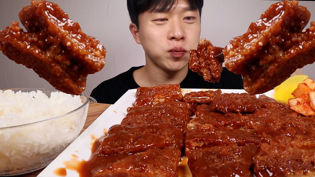 이 눅눅하고 촉촉한 경양식 돈까스...맛있어잉 ASMR MUKBANG Pork cutlet Eating show