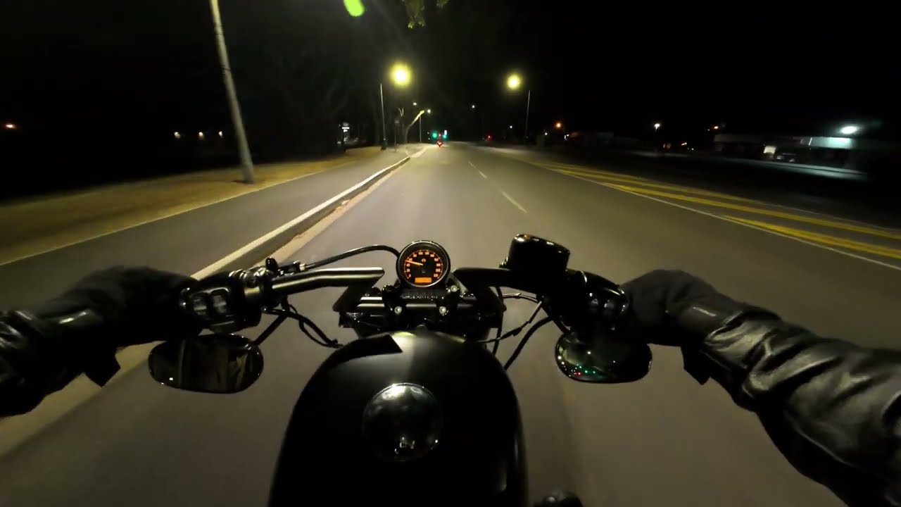 HARLEY SUNRISE RIDEOUT PART 1 UNCUT | Harley 48 [Pure] Ride Sound - Power of DJI OSMO ACTION 4