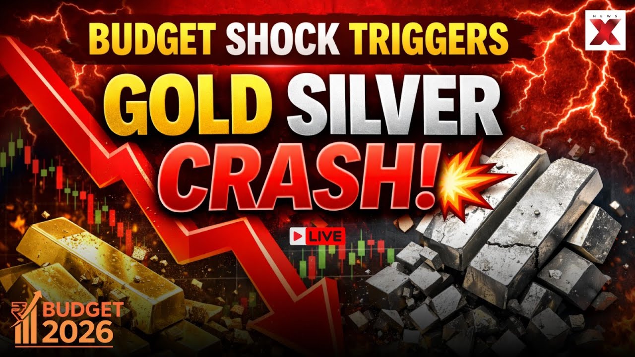 Budget 2026 LIVE: Budget Shock Triggers Gold Silver Crash Across Markets | Investors React To Budget