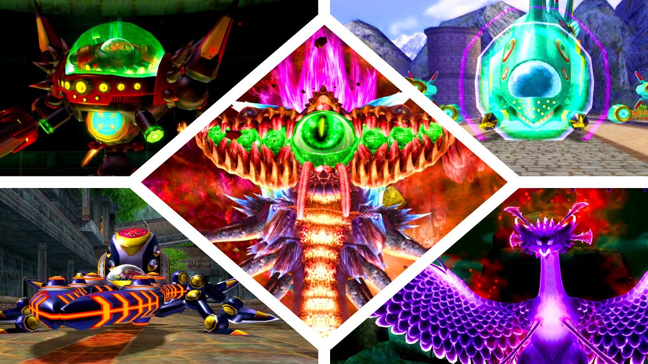 Sonic Unleashed - ALL BOSSES (Wii, PS2)
