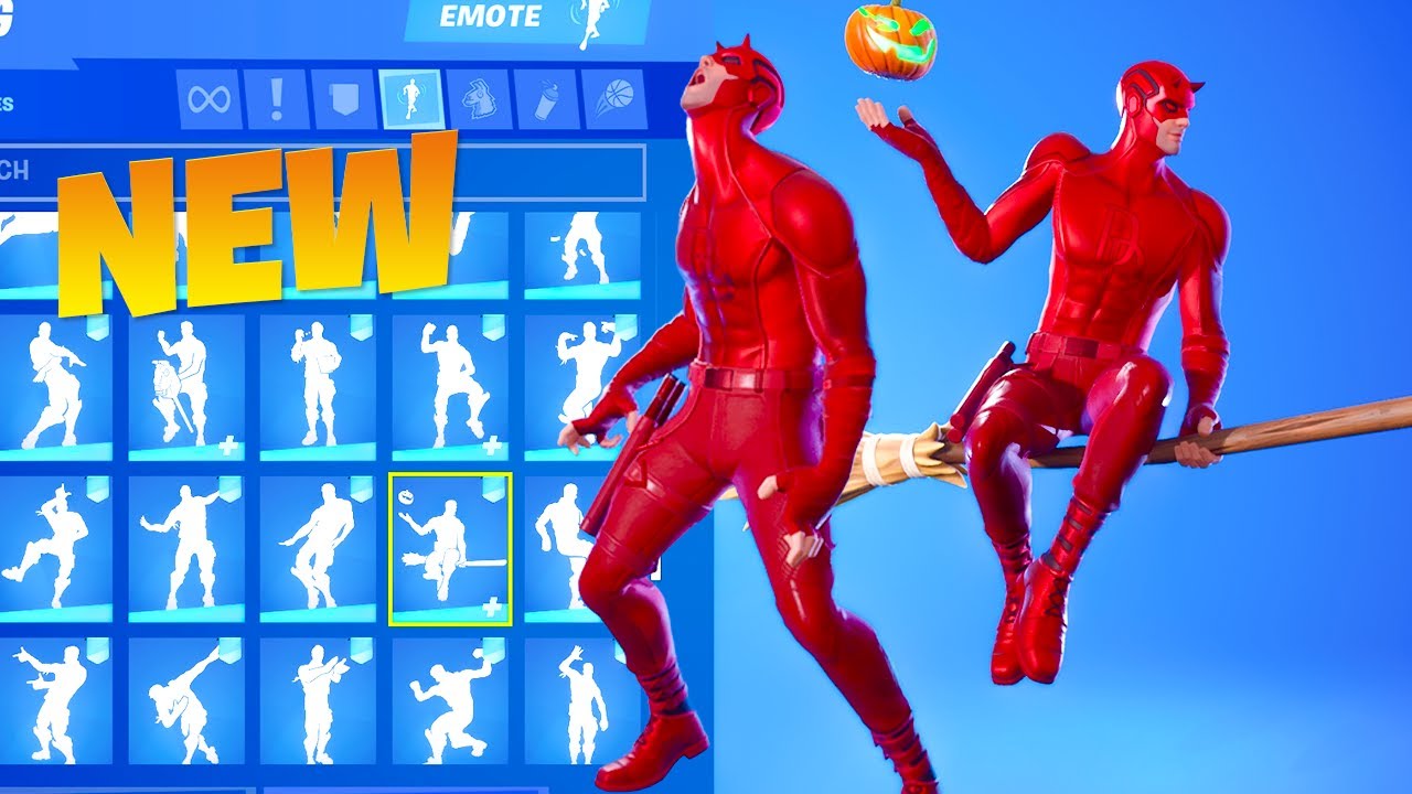 *NEW* DAREDEVIL Skin Showcase With Dance Emotes! Fortnite Battle Royale